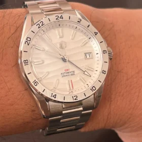 San Martin SN0129G GMT Watch 39mm Desert Texture Luxury NH34 Automatic AR Sapphire BGW9 luminous photo review