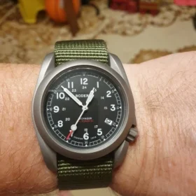 Titanium Field Watch Boderry Voyager A11 Field Seiko NH35 Movement Sapphire Swiss Lume 40MM 10Bar photo review