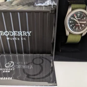 Titanium Field Watch Boderry Voyager A11 Field Seiko NH35 Movement Sapphire Swiss Lume 40MM 10Bar photo review